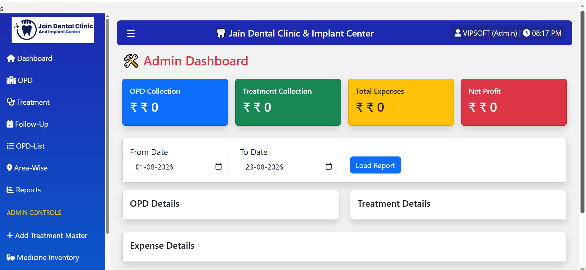 JAIN DETNAL CLINIC SOFTWARE DHAMTARI